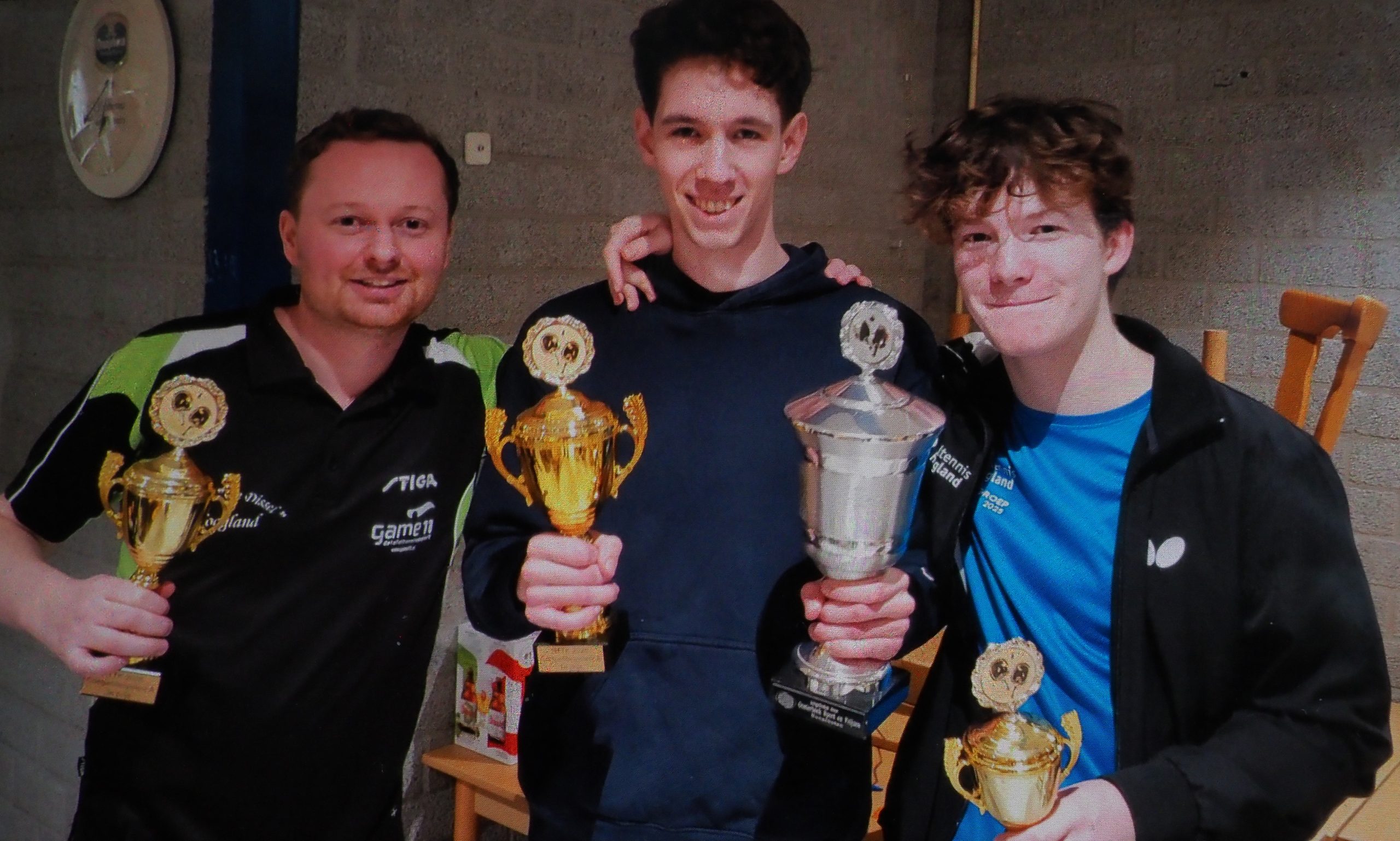 Winnaars Senioren A – Jesse – Mees – Thomas